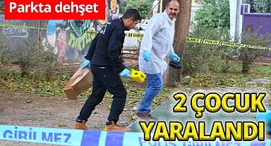 Antalya'da çocuk parkında dehşet saçtılar! 2 çocuk saçma ile yaralandı