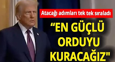 Donald Trump yemin ederek ABD'nin 47. başkanı oldu! Gözleri gündem yarattı