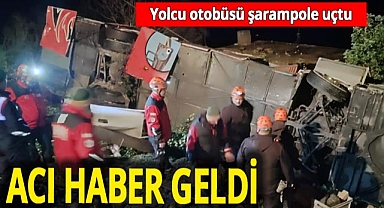 Antalya'da şarampole uçan yolcu otobüsünden acı haber! 1 ölü 32 yaralı