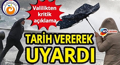 Antalya ve Batı Akdeniz'e fırtına uyarısı! Valilikten kritik açıklama