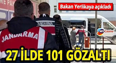 27 ilde eş zamanlı FETÖ operasyonu! Güncel yapılanmaya ağır darbe