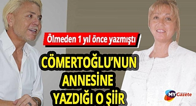 Turizmci Tolga Cömertoğlu'ndan Anneler Günü için ANAMSIN' şiiri