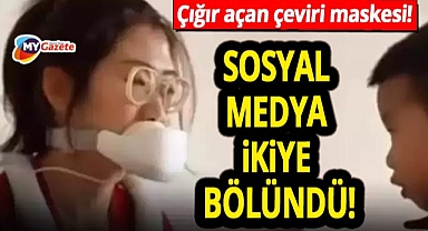 Çığır açan çeviri maskesi! Konuşan maske Çin'de geliştirildi! Sosyal medya ikiye bölündü!