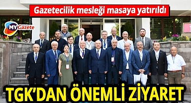 Gazetecilik mesleğinin geleceği Nevşehir'de masaya yatırılıyor! TGK'dan Vali Fidan'a ziyaret