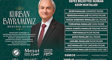 Kepez Belediyesi Kurban Kesim Alanları