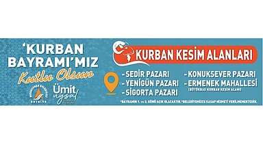 Muratpaşa Belediyesi Kurban Kesim Alanları