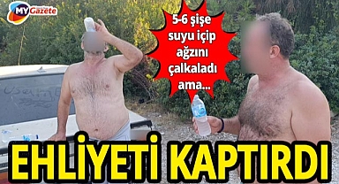 Alkol metreyi kandıramadı! Sürücü, 5 şişe su içmesine rağmen alkollü çıktı!
