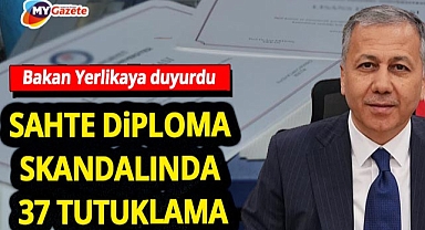 Bakan Yerlikaya duyurdu! Sahte diploma ve ehliyet şebekesine darbe!