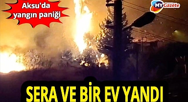 Antalya'da korkutan yangın! Alevler evlere yaklaştı!