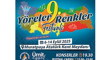 Muratpaşa Belediyesi 9. Yöreler ve Renkler Festivali Banneri