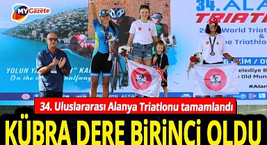34. Alanya Triatlonu sona erdi! Elitlerde Fransa fırtınası... Paratriatlon Dünya Kupası'nda Kübra Dere gururu!