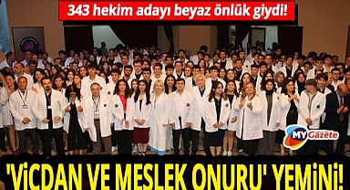 Akdeniz tıp öğrencileri için tarihi gün! Hekimliği adanmış yolda ilk adım atıldı