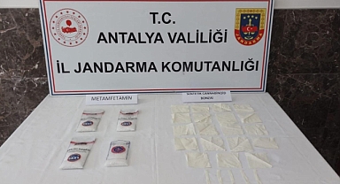 Alanya'da dev uyuşturucu baskını! Kilo kilo metamfetamin ele geçti!