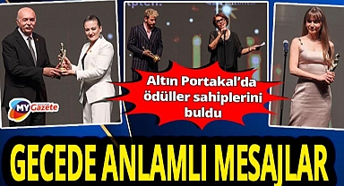 Altın Portakal'da duygusal gece! Settar Tanrıöğen ve Serap Aksoy onurlandırıldı... Merve Dizdar'dan anlamlı mesaj!