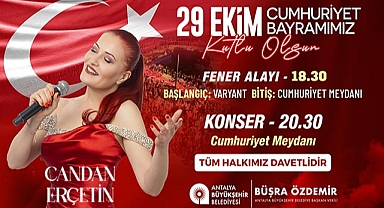 Antalya Büyükşehir Belediyesi 29 Ekim 2025 etkinlikleri