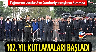 Antalya'da Cumhuriyet coşkusu! 102. yıl kutlamaları çelenk töreniyle start aldı!
