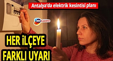 Antalya'yı karanlıkta bırakacak elektrik kesintisine dikkat 31.10.2025