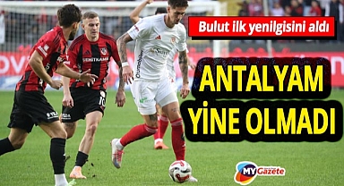 Antalyaspor Erol Bulut'la ilk mağlubiyetini aldı! Gaziantep karşında 3-2 mağlup oldu