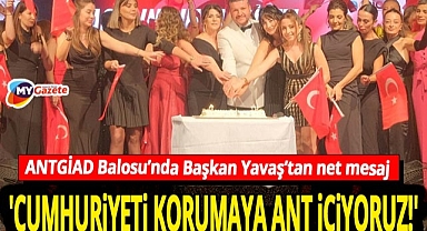 ANTGİAD Cumhuriyet Balosu’nda coşku doruktaydı! 'Atatürk Cumhuriyeti’ni korumaya ant içiyoruz!'