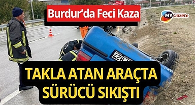 Burdur’da kaza