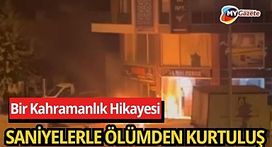 Burdur’da kaza sonrası kahramanlık