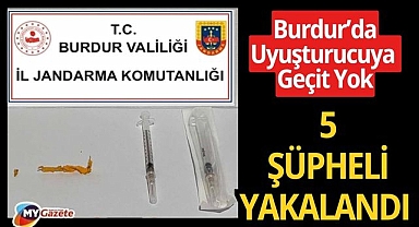 Burdur’da narkotik baskını