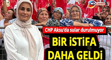 CHP Aksu Kadın Kolları Başkanı şiddet ve usulsüzlük iddialarıyla istifa etti!