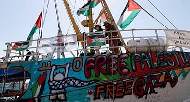 Gazze ablukasını kırmak için yeni konvoy yolda! 11 gemilik 'Özgürlük Filosu' hareket etti!