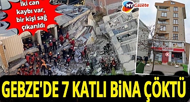 Gebze'de bina faciazı! 5 kişilik aile enkaz altında... Anne ve baba aranıyor! 18 yaşındaki Dilara sağ çıkarıldı!