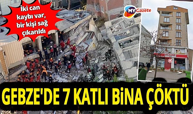 Gebze'de bina faciazı! 5 kişilik aile enkaz altında... Anne ve baba aranıyor! 18 yaşındaki Dilara sağ çıkarıldı!