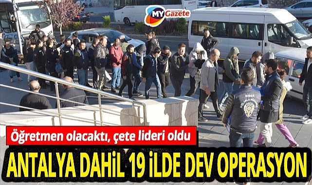 Kripto vurgunu Antalya'ya sıçradı! 39 şüpheliye eş zamanlı operasyon