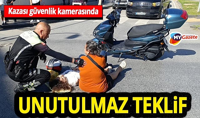 Manavgat kazası güvenlik kamerasında! Annesini kurtaran polis memuruna unutulmaz teklif