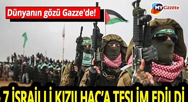 Rehine takası başladı! Hamas 7 İsrailliyi Kızılhaç'a teslim etti, İsrail 1966 Filistinliyi otobüslere bindirdi