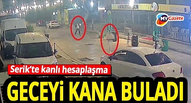 Serik Belek'te kanlı gece! Emlak ofisinde çıkan silahlı husumette 2 kişi can verdi! Zanlılar adliyede