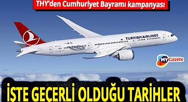 THY'den Cumhuriyet coşkusu! Yurt içi uçuşlar 1029 TL'den başlıyor!
