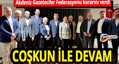 Akdeniz Gazeteciler Federasyonu, Gaye Coşkun'la yola devam dedi