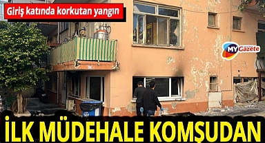 Alanya’da apartman dairesinde korkutan yangın! Sakinler alevlere ilk müdahaleyi yaptı