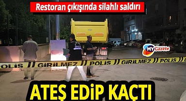Antalya'da restoran çıkışı şok saldırı! Aracının başında vurup kaçtı