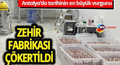 Antalya'da tarihine damga vuran operasyon! 1.9 milyon hap ele geçti