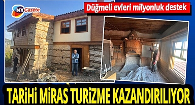 Antalya’nın düğmeli evleri milyonluk destekle ayağa kalkıyor! Ürünlü’de tarihi miras turizme kazandırılıyor