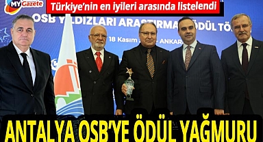 Antalya OSB’ye Türkiye genelinden çifte ödül! 'En Çok Katkı Veren OSB' ve 'Kadın İstihdamı' başarı getirdi