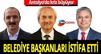 Antalya yerel yönetiminde kriz.. 3 ilçe belediye başkanı ALDAŞ yönetiminden istifa etti!