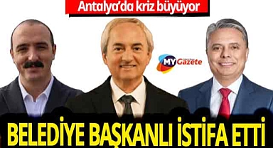 Antalya yerel yönetiminde kriz..   3 ilçe belediye başkanı ALDAŞ yönetiminden istifa etti!