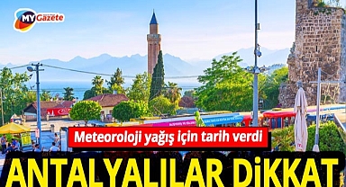 Antalyalılar dikkat! Meteoroloji yağış için tarih verdi! 02.11.2025