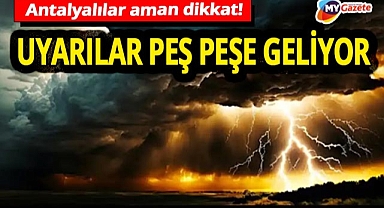 Antalyalılar güneşli havayı unutun! Hava sıcaklığı 5 derece birden düşecek! Kuvvetli yağışa hazır olun! 24.11.2025