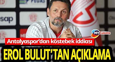 Antalyaspor Antrenörü Erol Bulut'tan bilgi sızdırma iddialarına yanıt! 