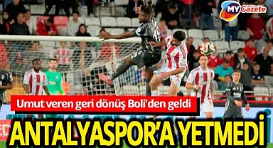 Antalyaspor Beşiktaş'a direndi ama başaramadı! Gülen taraf Kartal oldu