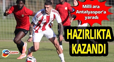 Antalyaspor milli arada güldü! Gençlerbirliği'ni 2-1 mağlup ederek moral buldu