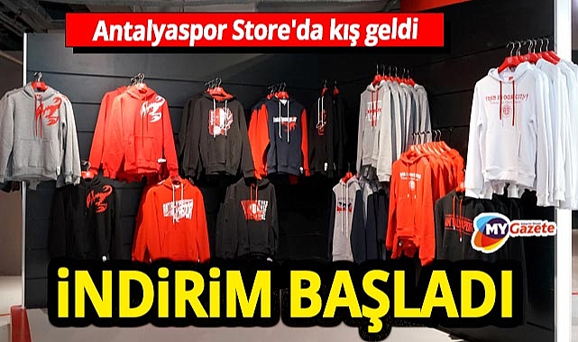 Antalyaspor Store'da kışlık şölen! Seçili ürünlerde indirim başladı
