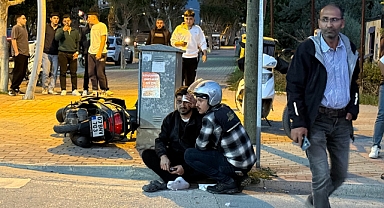 ASAT Kavşağı'nda kaza alarmı! Motosiklet sürücüsü yaralandı